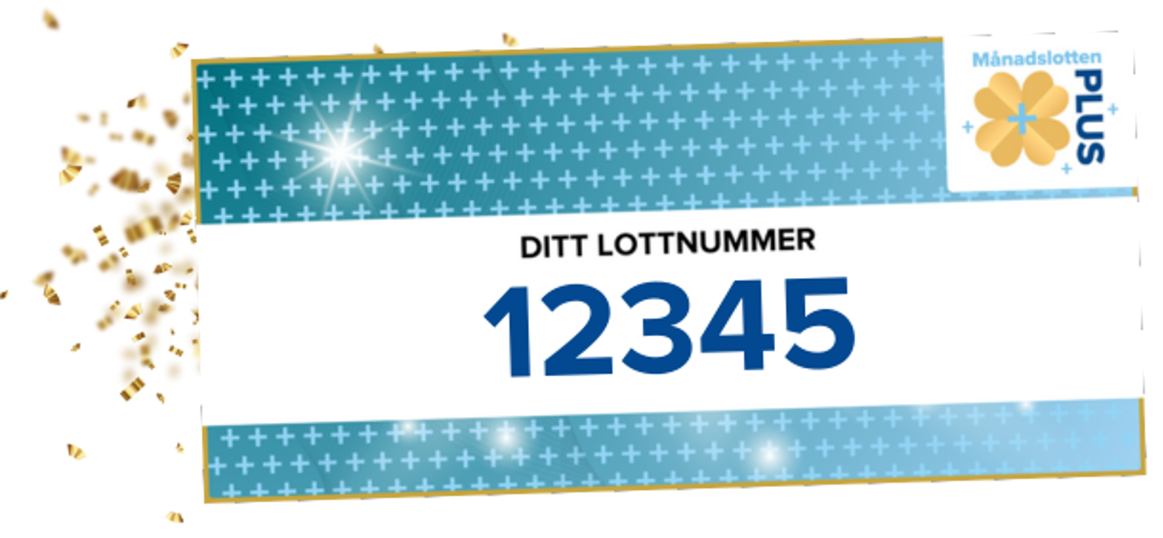 Månadslotten plus lottbevis