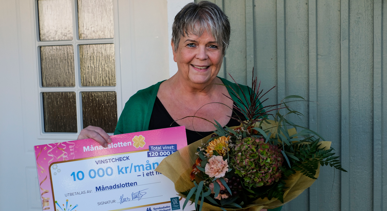 Åse vann 10.000 i månaden i ett helt år!