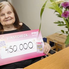 I augusti föll högvinsten på Anitas lott