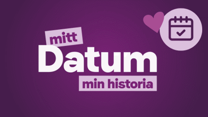 Mitt datum – min historia med hjärta och kalenderikon.