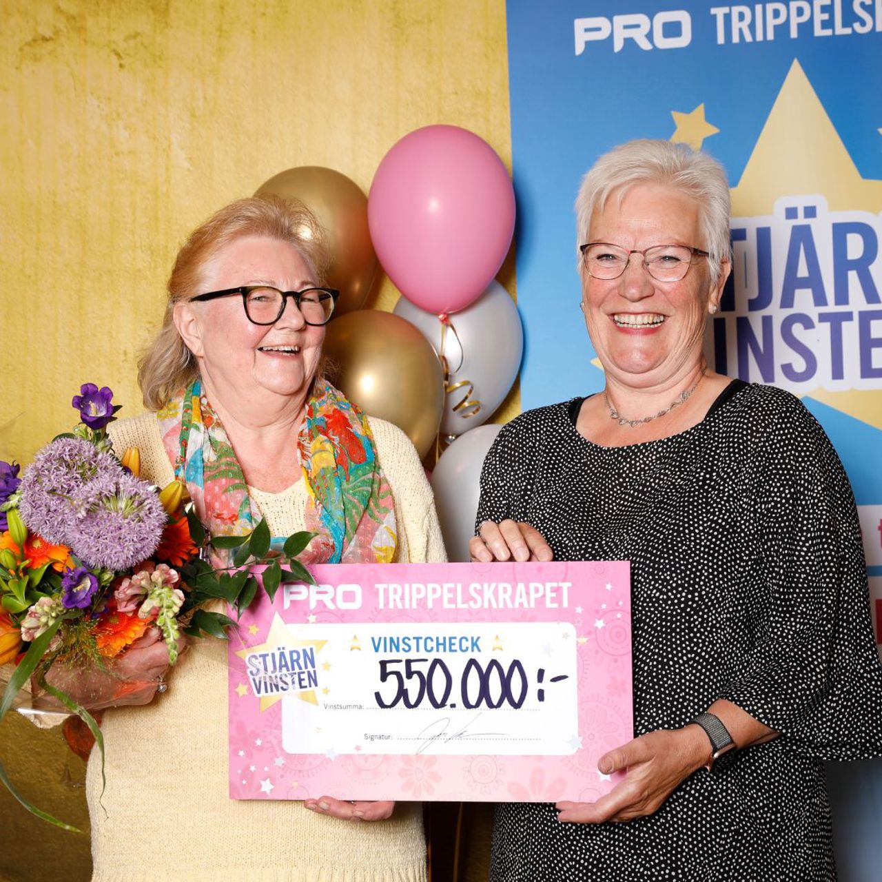 Stjärnvinstvinnaren Gunilla!