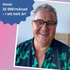 Ewa vann både livet – och stor vinst i Datumlotteriet