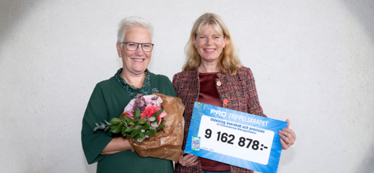 Utdelning över 11 miljoner till PRO