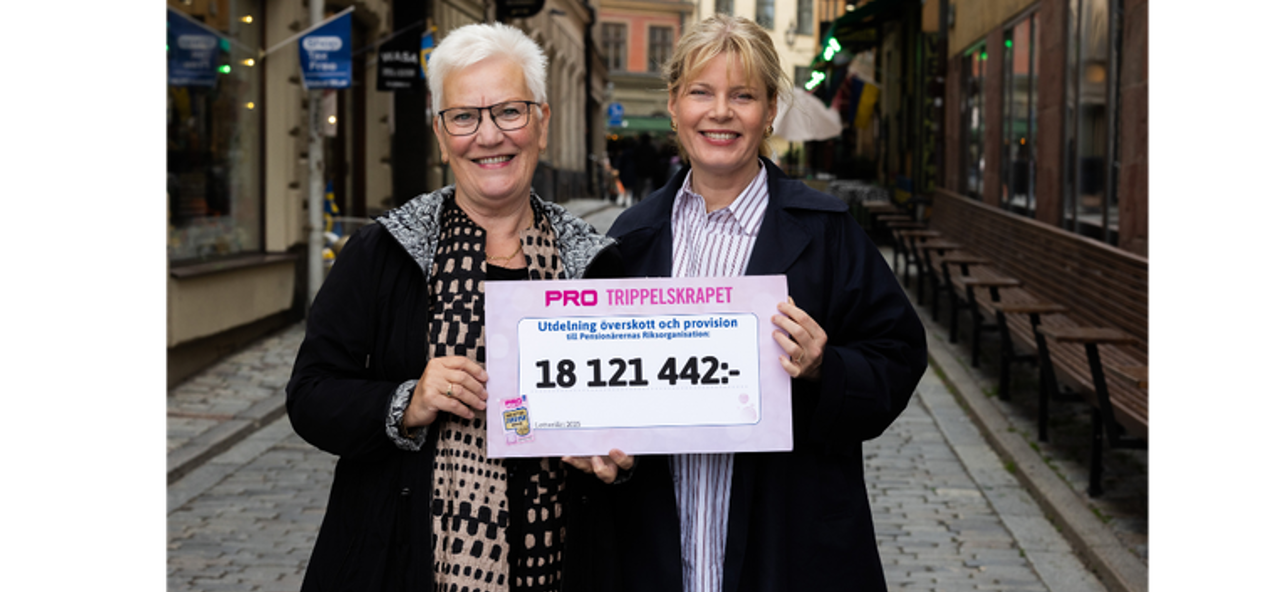 Trippelskrapet gav PRO över 18 miljoner