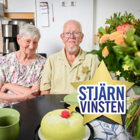 Kurt-Olof vann en halv miljon kronor i Trippelskrapets "Stjärnvinsten"