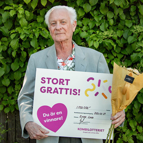 Einar vann 1 250 000 kronor