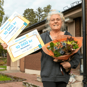 Petra vann stort i Månadslotten två gånger i rad