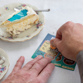 Trogne kunden Bertil vann