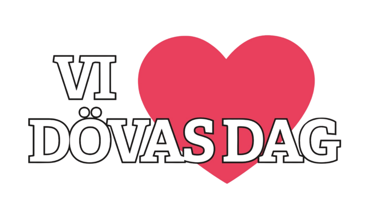 Ett rött hjärta med text