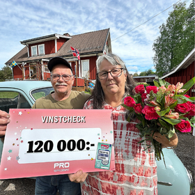 Benn vann 120 000 kronor!